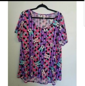 LuLaRoe 3XL Minnie Mouse Classic Top